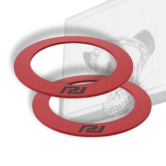 Coaches Toolkit- Set of 2 Perimeter Pro 2 - Heavy-Duty High-Impact Rubber Attachable Basketball Training Aid helps sharpen shooting skills by reducing the rim opening to 14 inches.