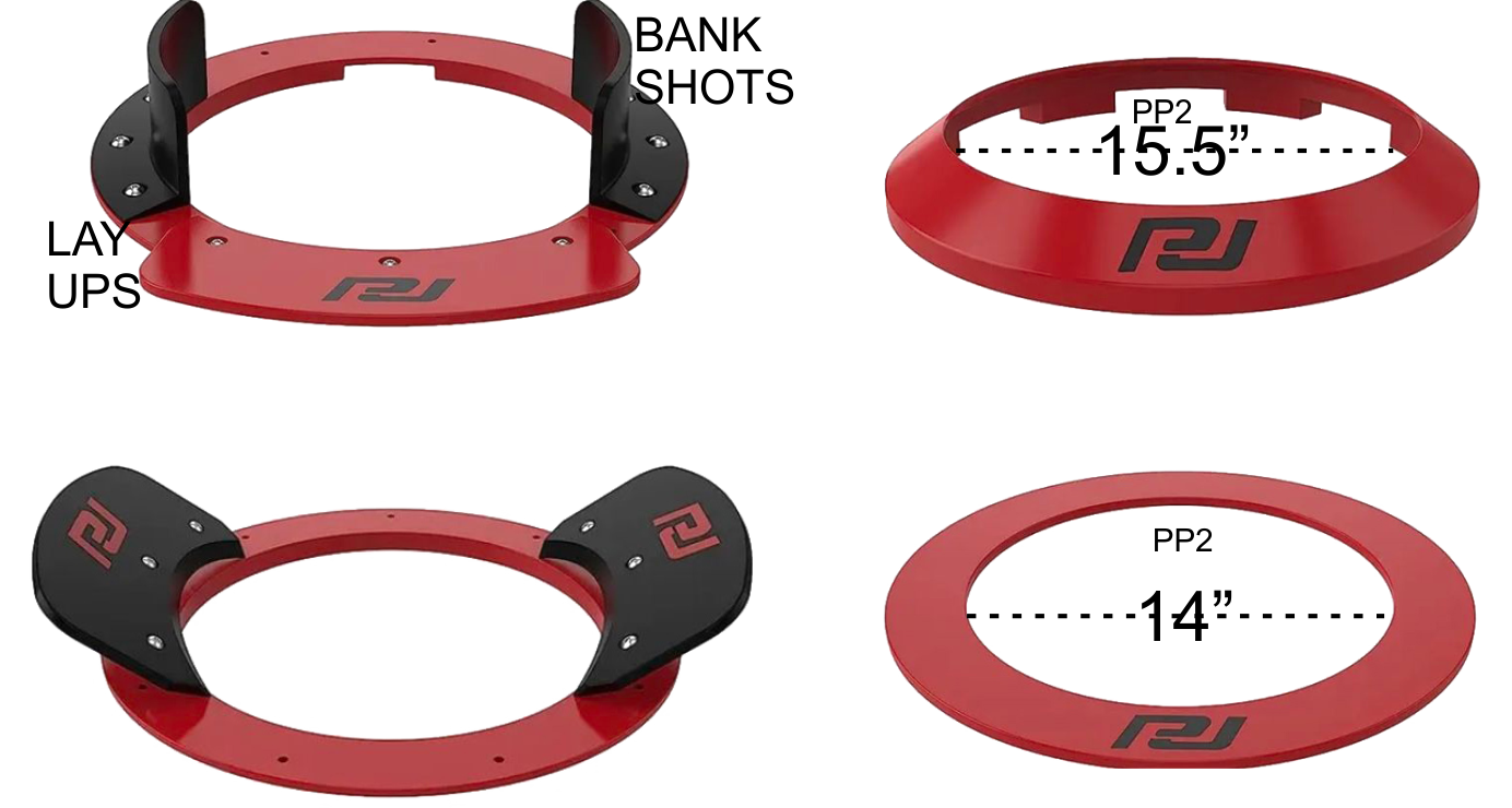 Full System Package – Save Up to 25%! Get all four Heavy-Duty Attachable High-Impact Rubber Basketball Training Aids to develop shooting consistency, refine jump shot precision, improve arc and trajectory, and enhance rebounding skills.