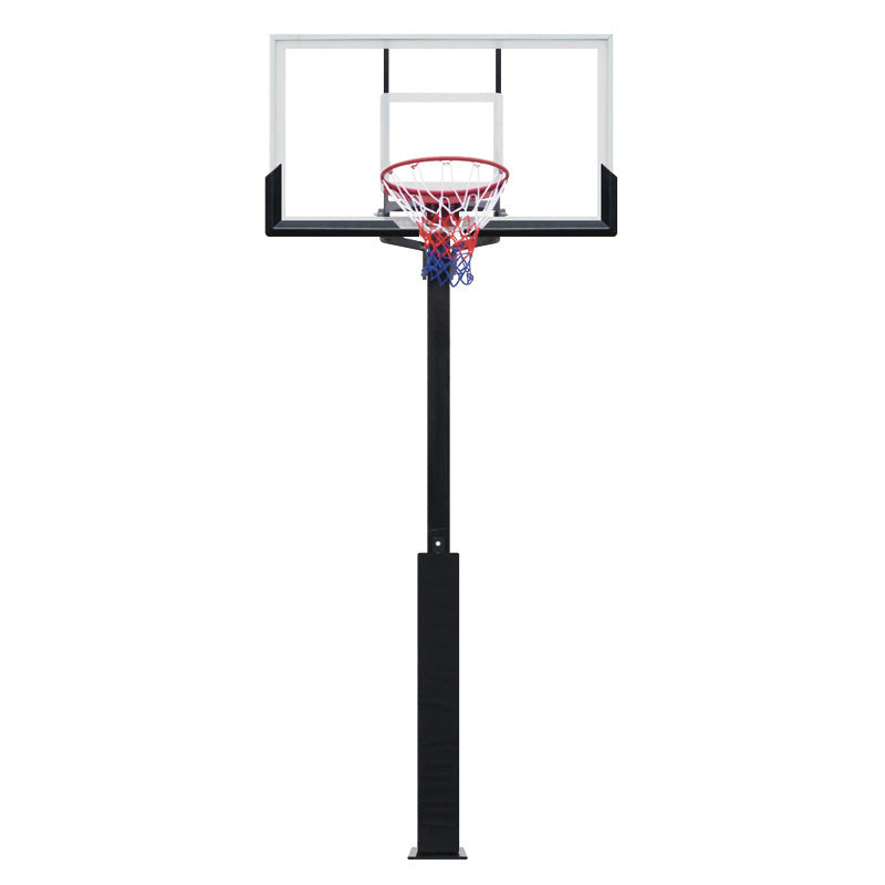 PJ Pro Outdoor Leisure Buried Hand-operated Height Basketball Stand
