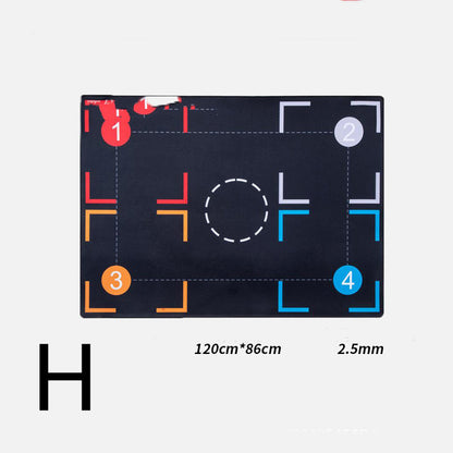 Basketball Footstep Mat Blanket Training Pace Ball Control Dribble (37x26.5 in)