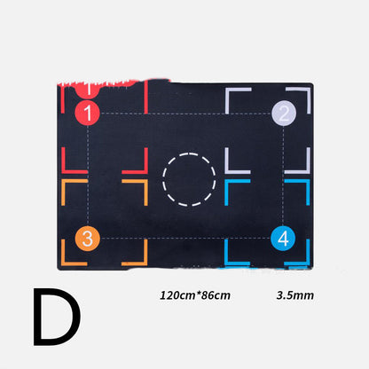 Basketball Footstep Mat Blanket Training Pace Ball Control Dribble (37x26.5 in)