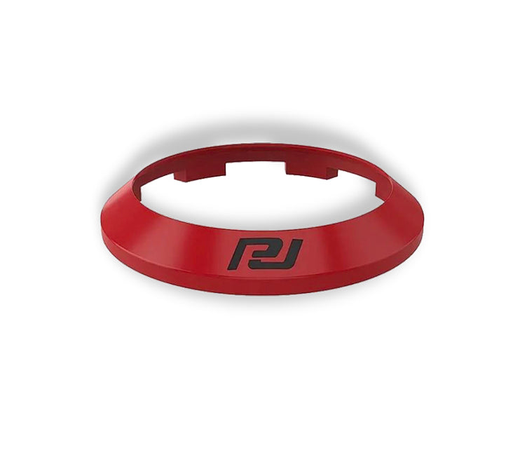 The Perimeter Pro 1 – Heavy-Duty, High-Impact Rubber Basketball Training Aid easily attaches to a 15” rim, featuring a cone-shaped target to improve precision shooting, arc control, muscle memory, and confidence for enhanced on-court performance.