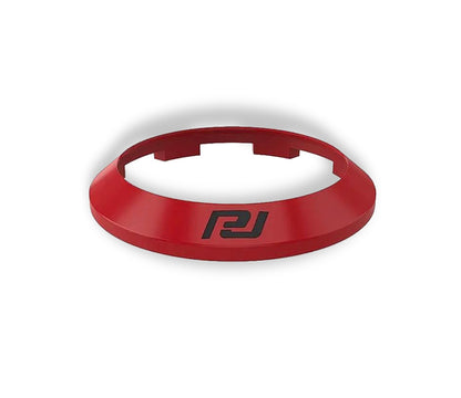 The Perimeter Pro 1 – Heavy-Duty, High-Impact Rubber Basketball Training Aid easily attaches to a 15” rim, featuring a cone-shaped target to improve precision shooting, arc control, muscle memory, and confidence for enhanced on-court performance.